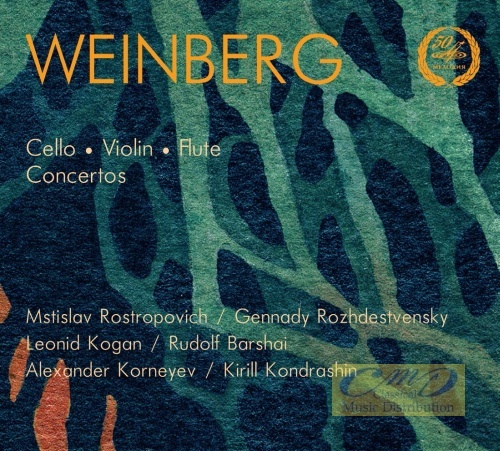 Weinberg: Concertos - cello & orchestra violin & orchestra flute & orchestra